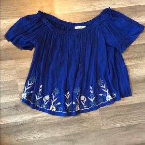 Beautiful detailed off the shoulder top